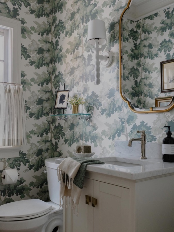 Green accents styled in an interior · from the Leah Phillips Interiors studio journal