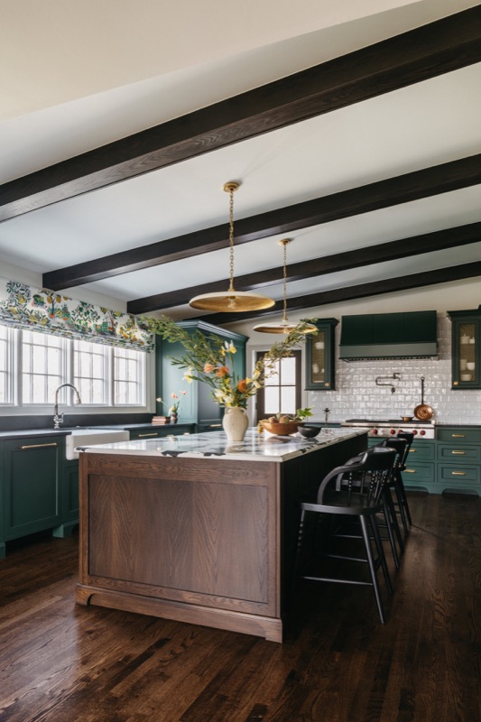 Glenview Kitchen Addition and Renovation by Leah Phillips Interiors